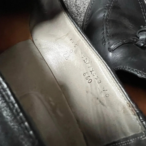 Alden Black Tassel Loafers, size 11.5 - Picture 7 of 11